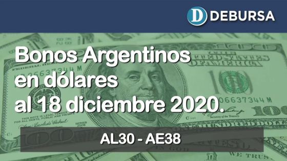 Análisis de los bonos argentinos en dólares al 18 de diciembre 2020