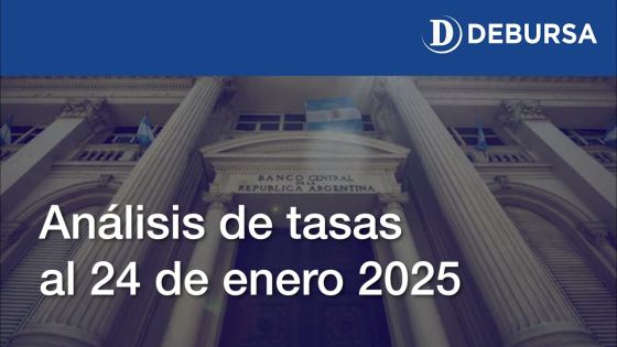 Analisis de tasas sobre el peso argentino al 24 de enero 2025