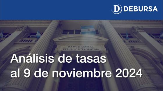 Analisis de tasas sobre el peso argentino al 9 de noviembre 2024