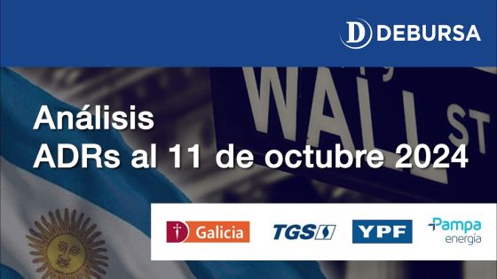 Análisis de los ADRs financieros argentinas que cotizan en la bolsa de EEUU - 11 de octubre 2024