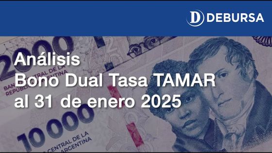 Análisis de los Bonos Tasa Dual TAMAR (pesos) al 31 de enero 2025