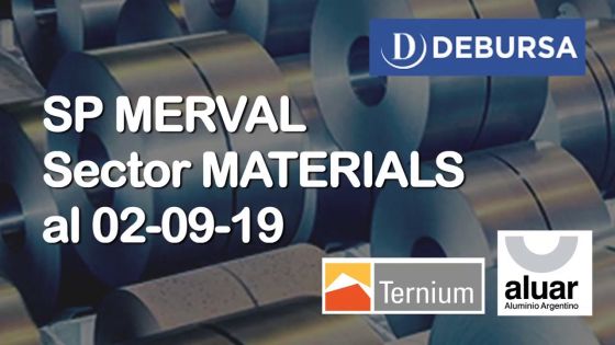 SP MERVAL - Análisis del sector Materials (industria) al 2 de septiembre 2019